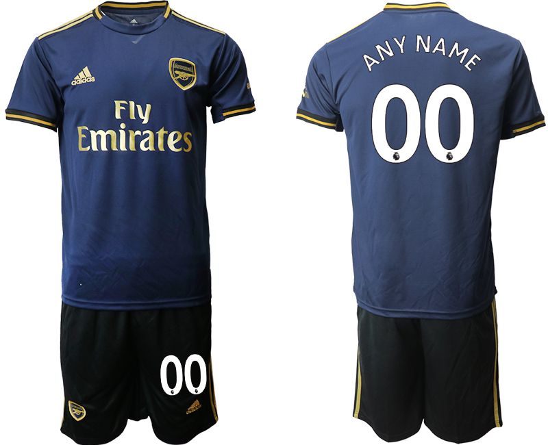 Men 2019-2020 club Arsenal away customized blue Soccer Jerseys->customized soccer jersey->Custom Jersey